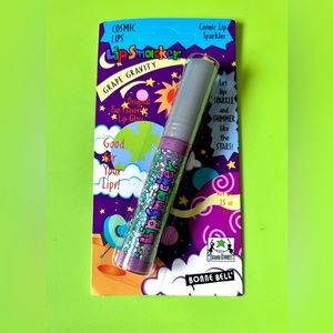 HTF Vintage Bonne Bell Lip Smacker GRAPE GRAVITY Cosmic Lips Sparkler Gloss Balm
